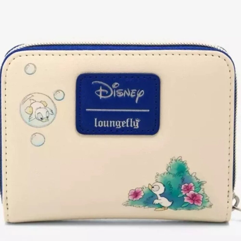 Loungefly Disney Lilo And Stitch Wallet Stitch Bubbles Ducklings Zip Around - Picture 2 of 4